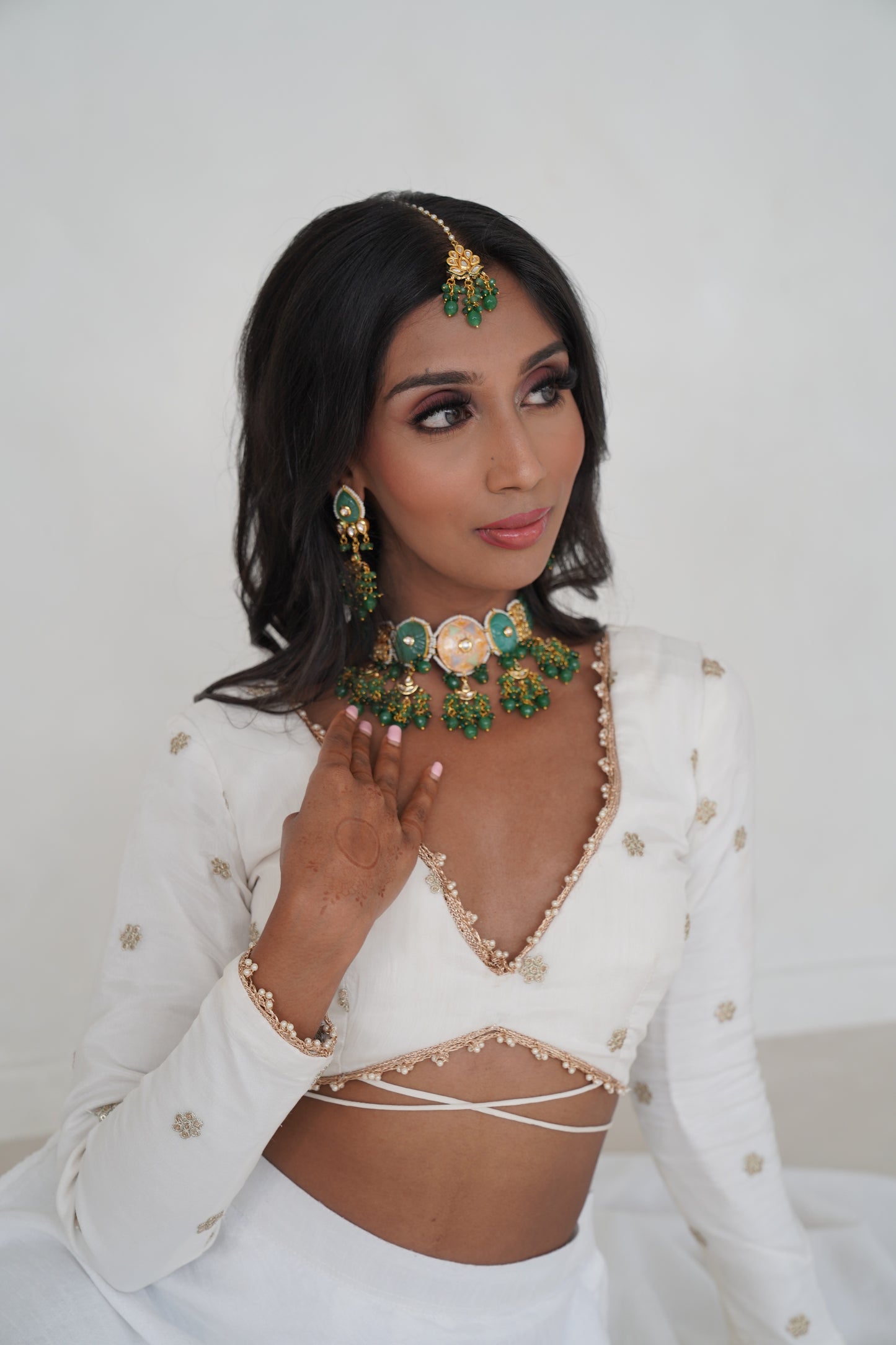 Our White Lehenga
