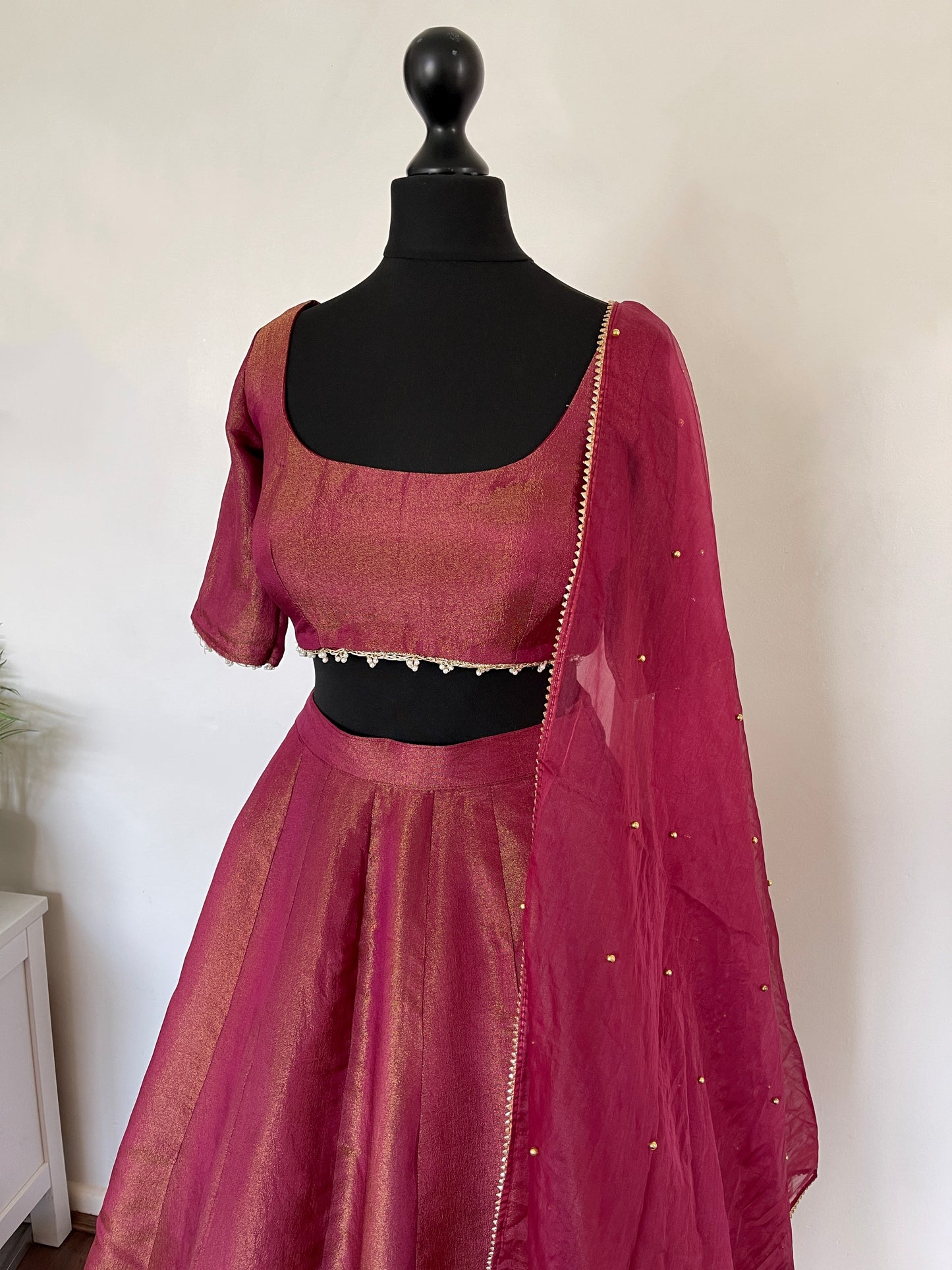 Our Burgundy Lehenga