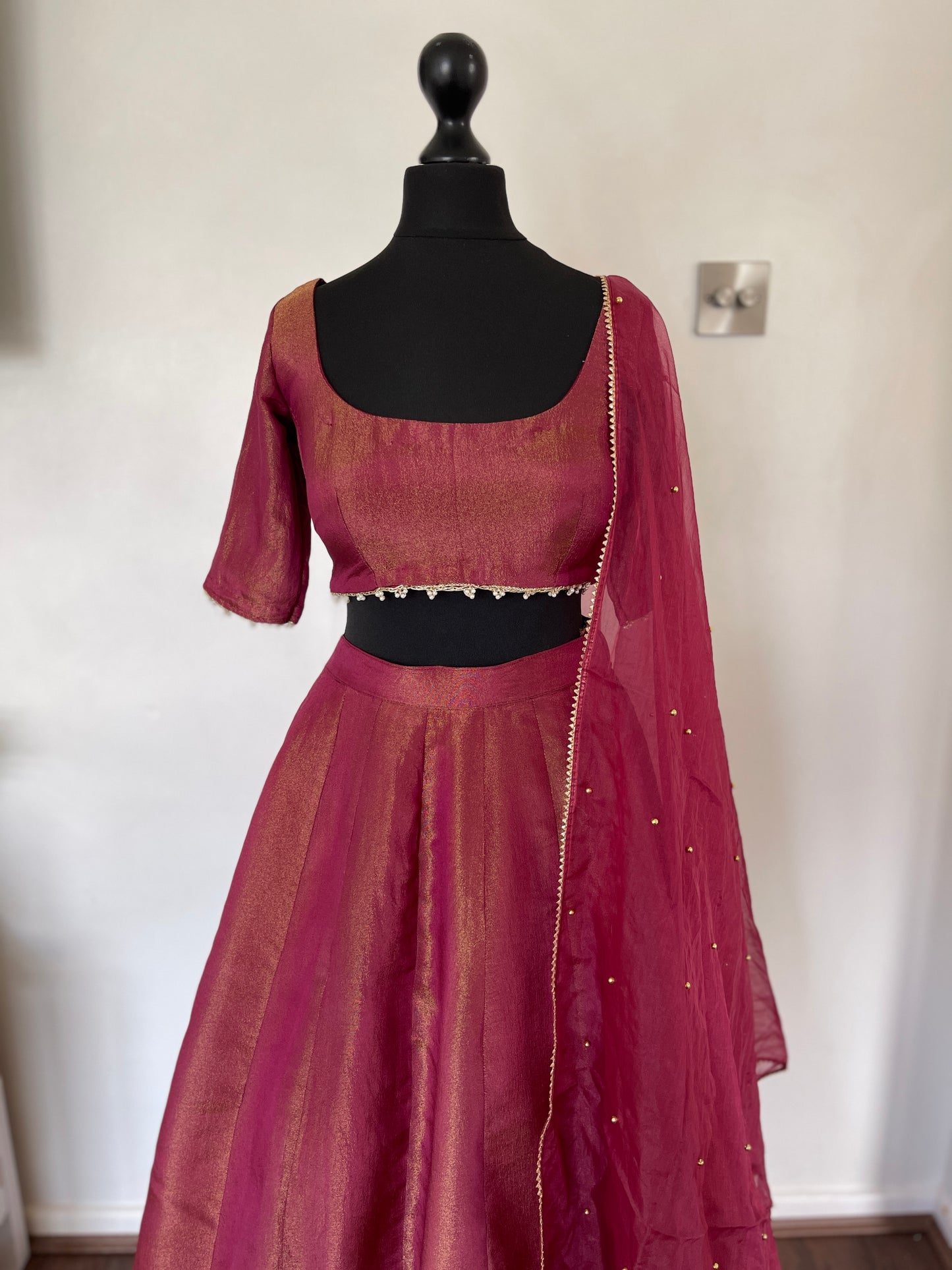 Our Burgundy Lehenga