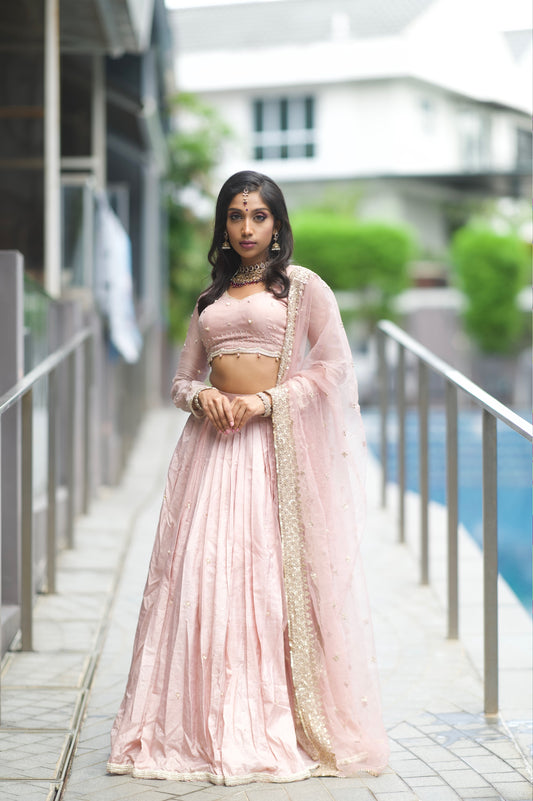 Our Light Mauve Lehenga