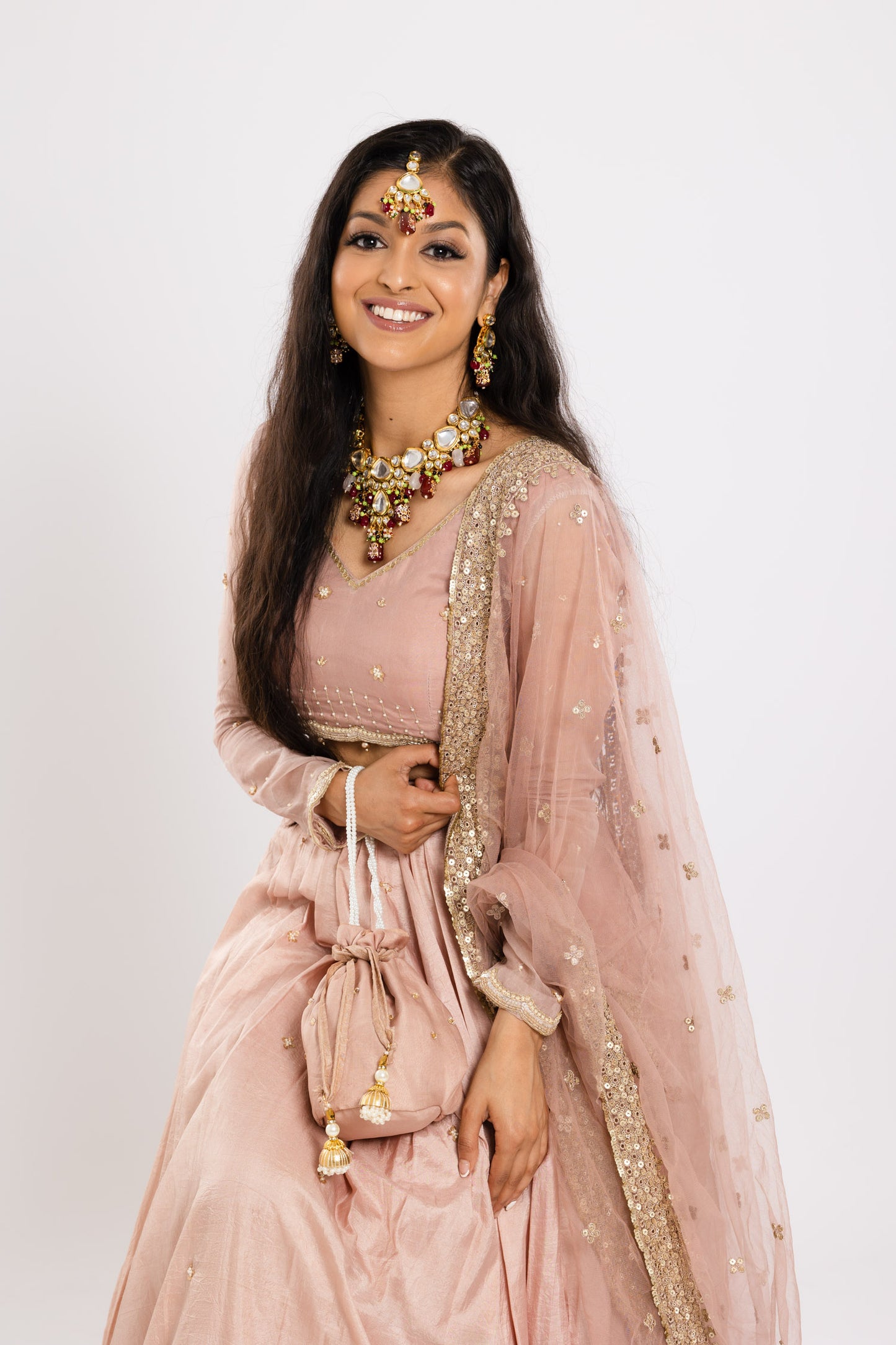Our Light Mauve Lehenga