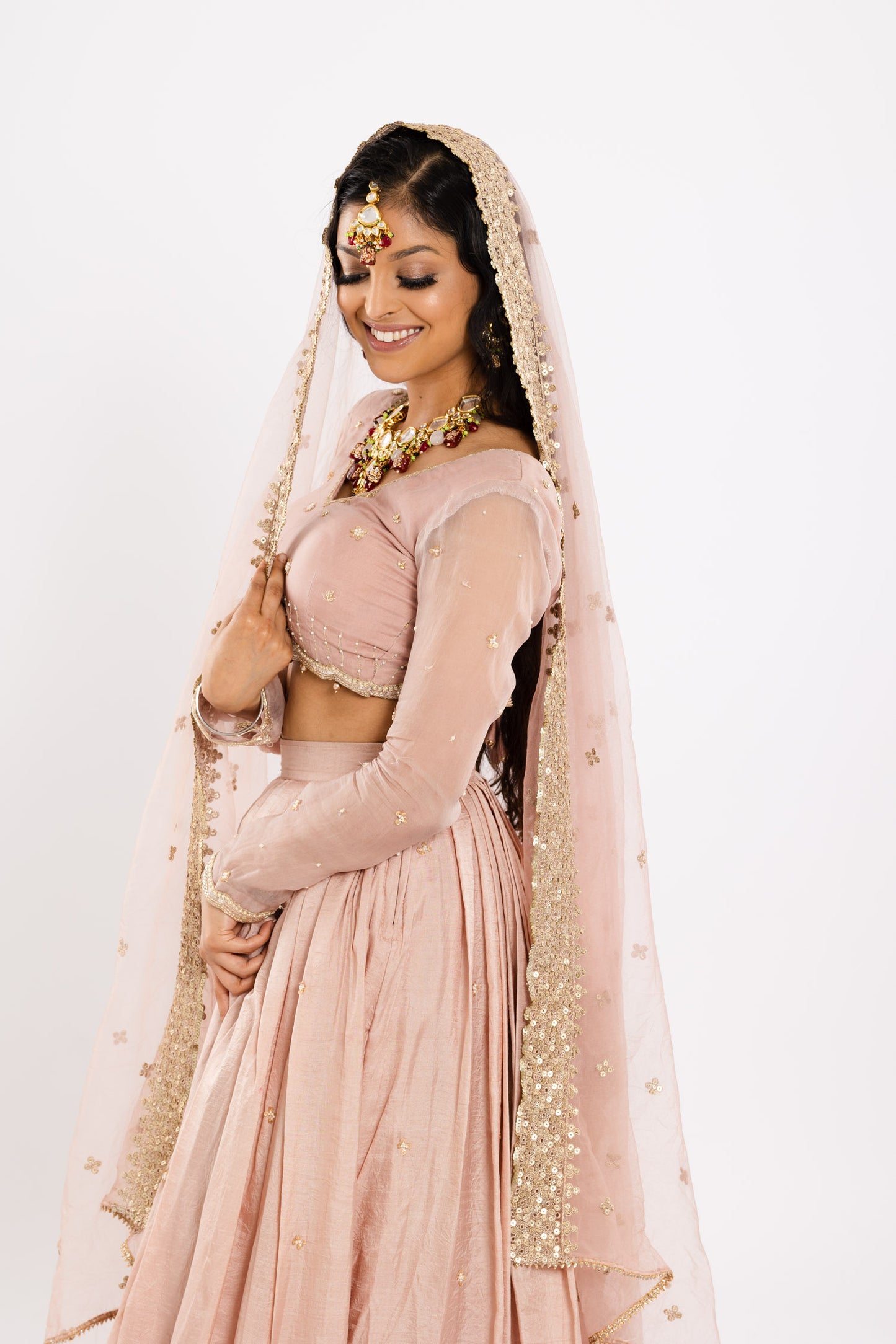 Our Light Mauve Lehenga