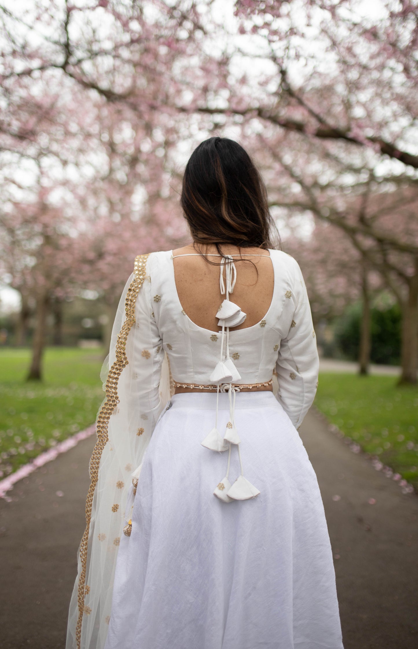 Our White Lehenga