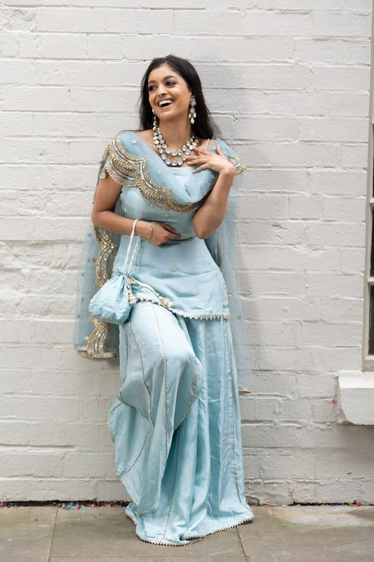 Our Turquoise Shararah