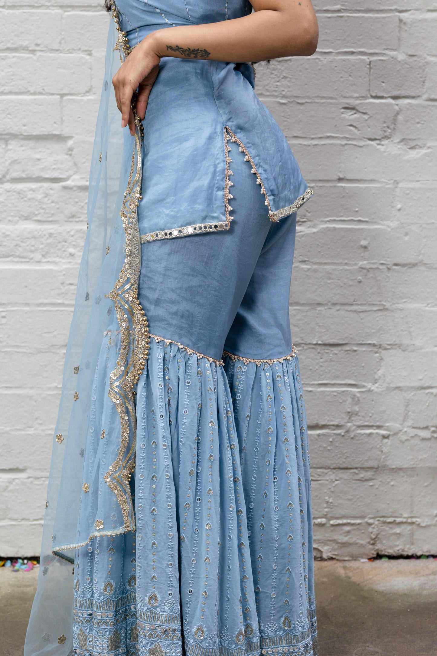 Our Light Blue Ghararah