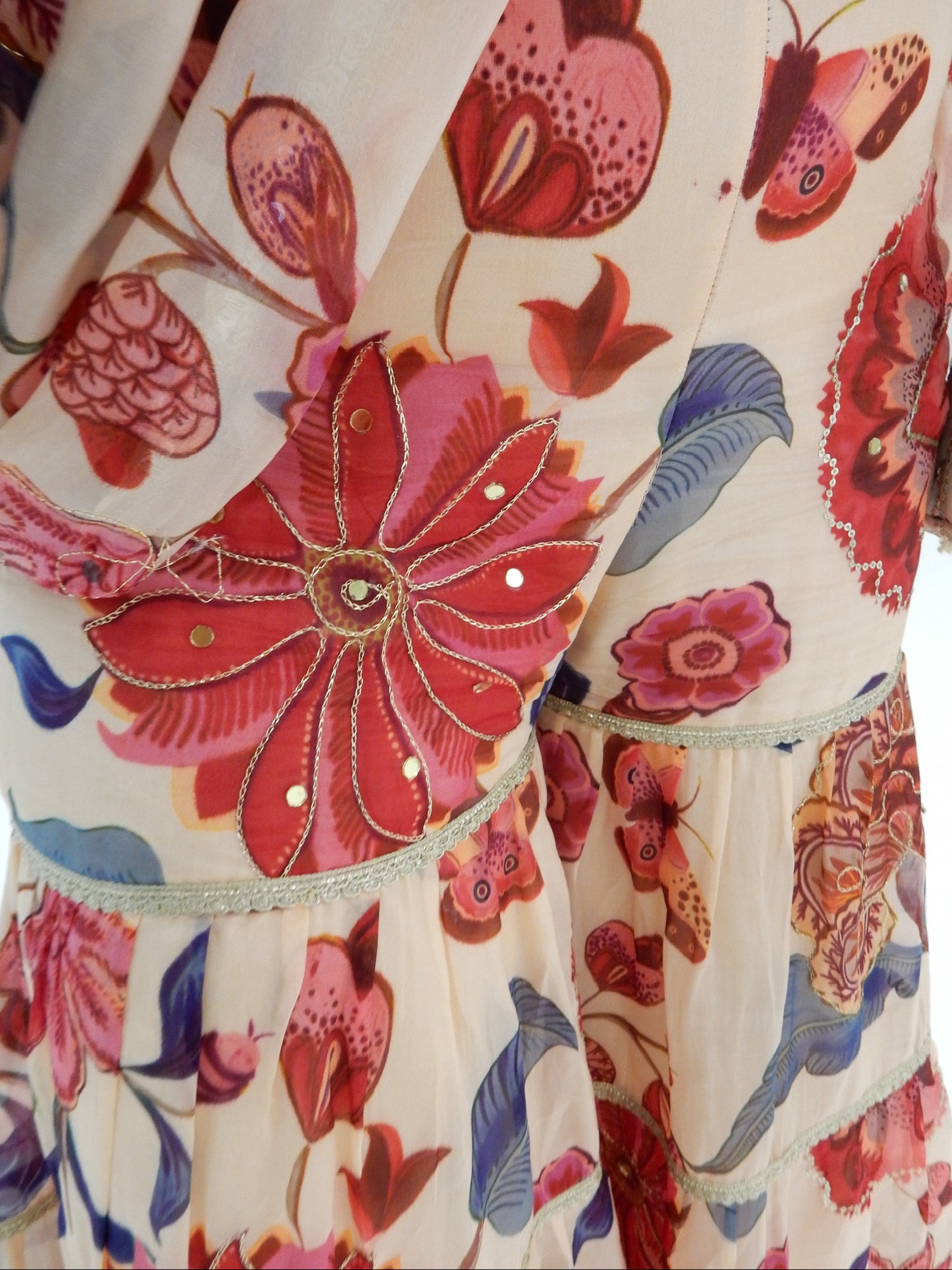 Our Floral Gharara Saree