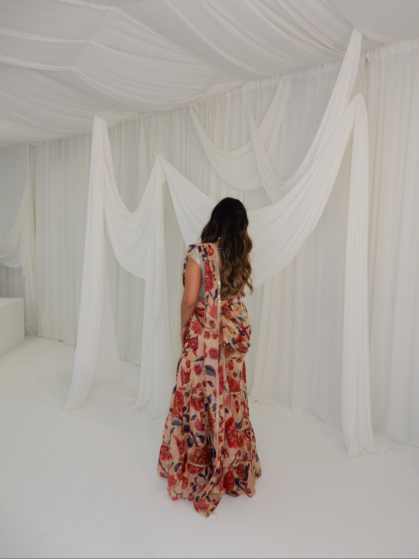 Our Floral Gharara Saree