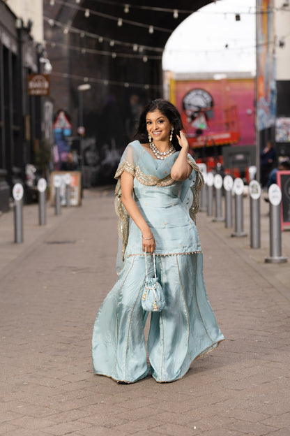 Our Turquoise Shararah