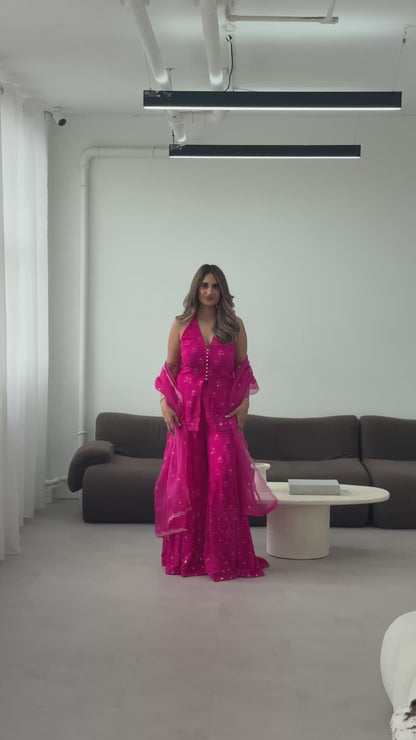 Our Hot Pink Shararah